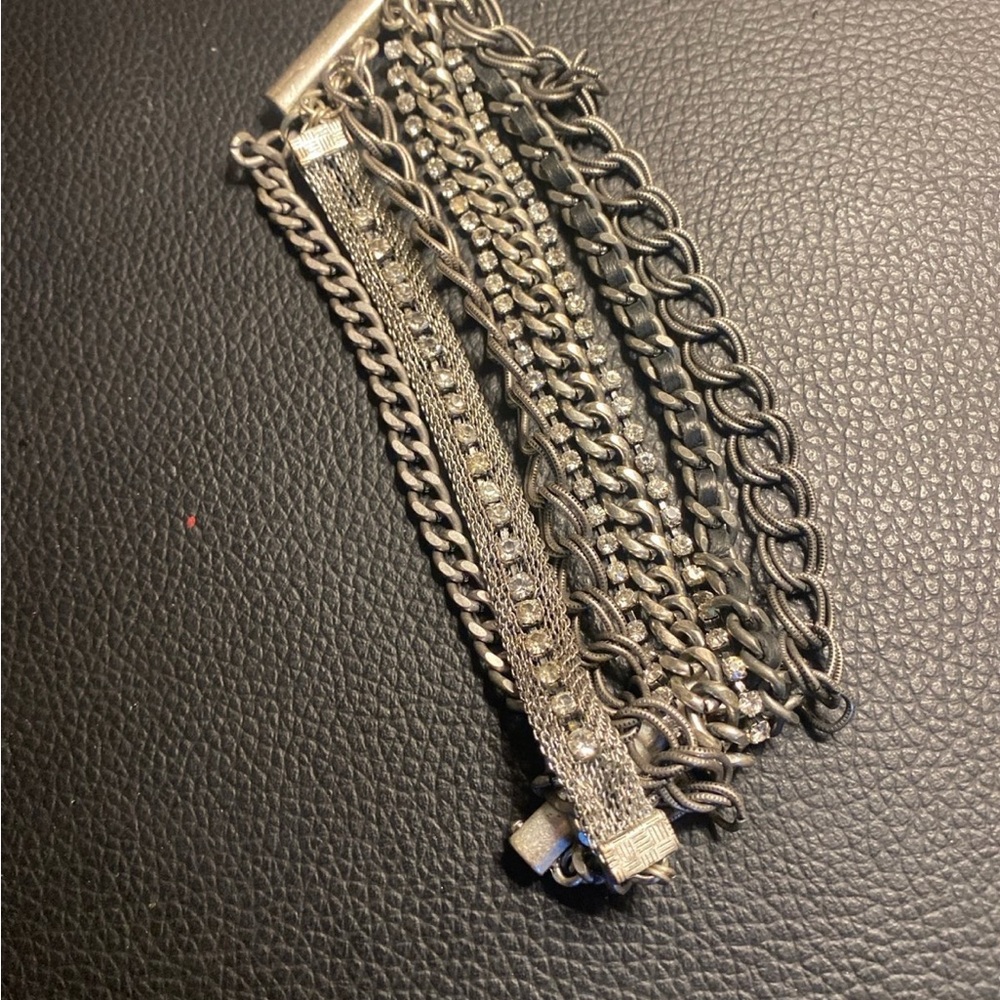 Silver Multi-Chain Bracelet